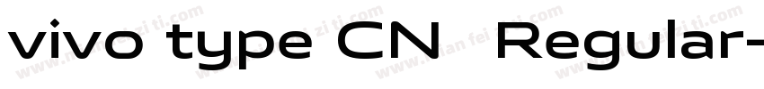 vivo type CN简 Regular字体转换